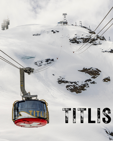 Schweiz - Titlis Retro Vintage