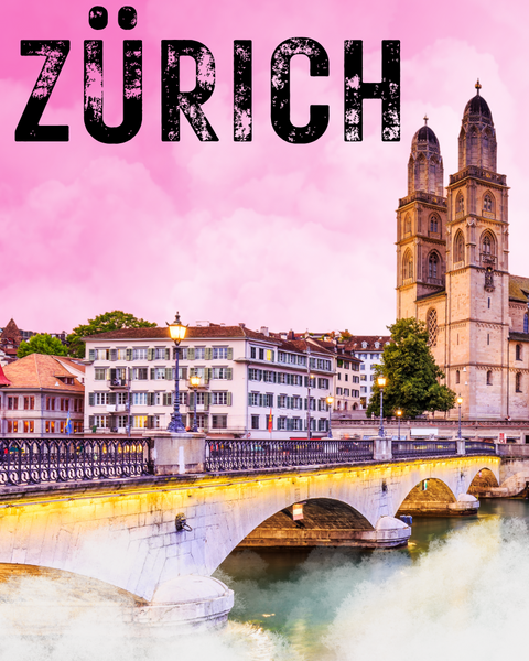 Schweiz - Zürich Retro Vintage