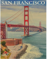 San Francisco Retro Poster